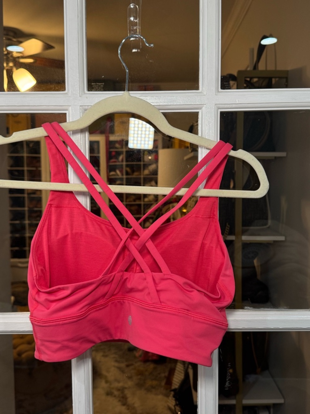 lululemon energy, long line bra with medium support B-D cups in glaze pink - Picture 3 of 4